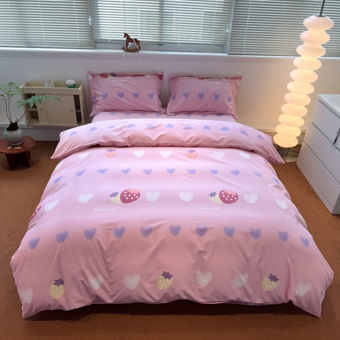 91家纺网 家纺一手货源 找家纺 （总）棉生活家纺 2025新款铂金全棉纯棉磨毛四件套