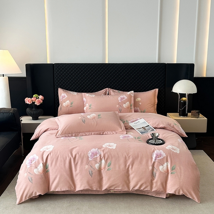 91家纺网 家纺一手货源 找家纺 （总）棉生活家纺 2025新款铂金全棉纯棉磨毛四件套