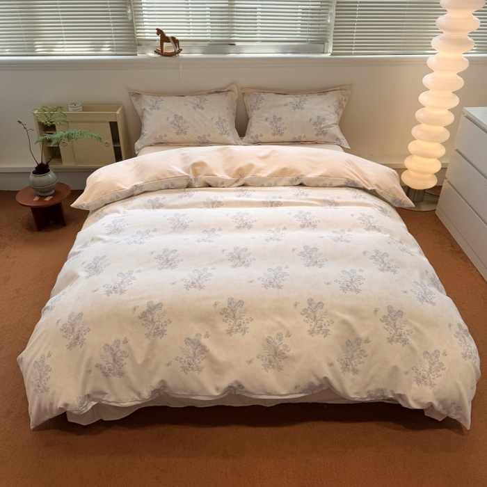 91家纺网 家纺一手货源 找家纺 （总）棉生活家纺 2025新款铂金全棉纯棉磨毛四件套