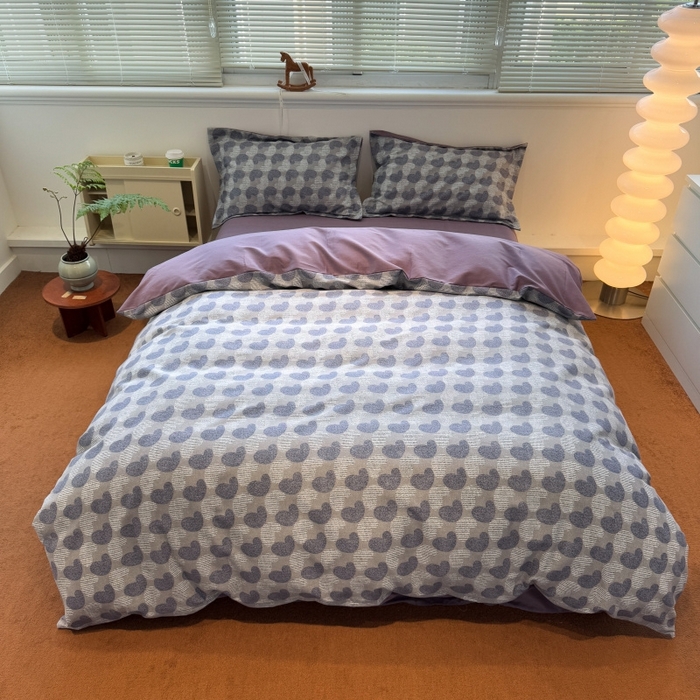 91家纺网 家纺一手货源 找家纺 （总）棉生活家纺 2025新款铂金全棉纯棉磨毛四件套