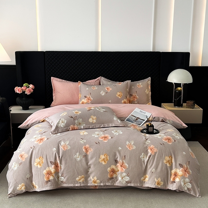 91家纺网 家纺一手货源 找家纺 （总）棉生活家纺 2025新款铂金全棉纯棉磨毛四件套