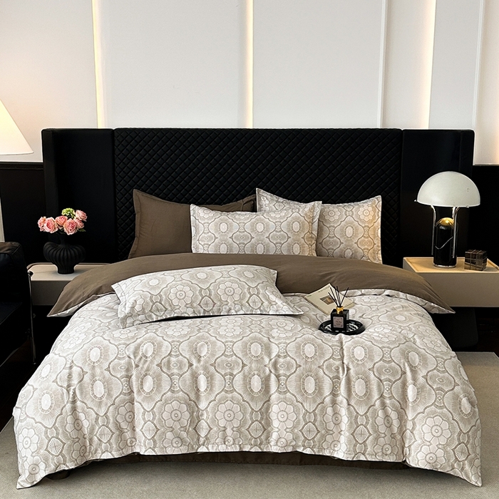 91家纺网 家纺一手货源 找家纺 棉生活家纺 2025新款铂金全棉纯棉磨毛四件套 萝莉咖