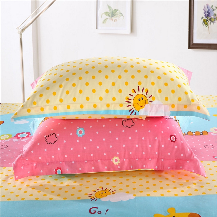 91家纺网 家纺一手货源 找家纺 （总）绒品 2025新款12868纯棉印花单品单枕套