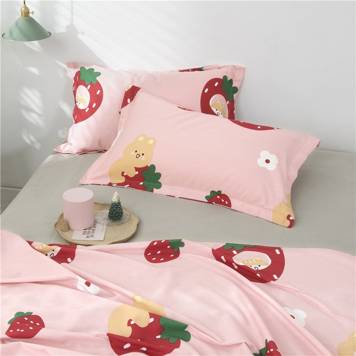 91家纺网 家纺一手货源 找家纺 （总）绒品 2025新款12868纯棉印花单品单枕套