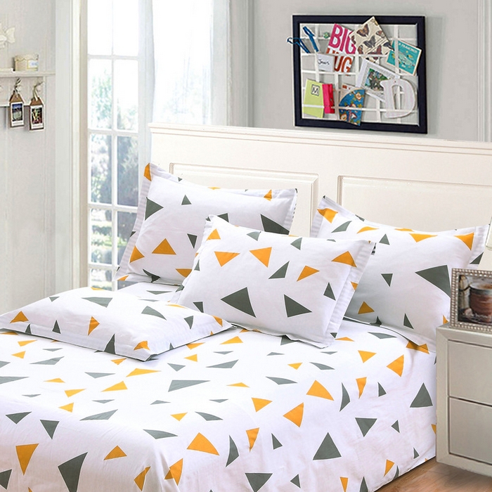 91家纺网 家纺一手货源 找家纺 （总）绒品 2025新款12868纯棉印花单品单枕套