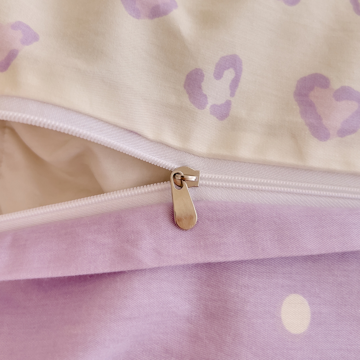 91家纺网 家纺一手货源 找家纺 DoDo 兜兜 2026新款卡通全棉纯棉小清新单品枕套系列 （可定做尺寸） 豹纹小熊