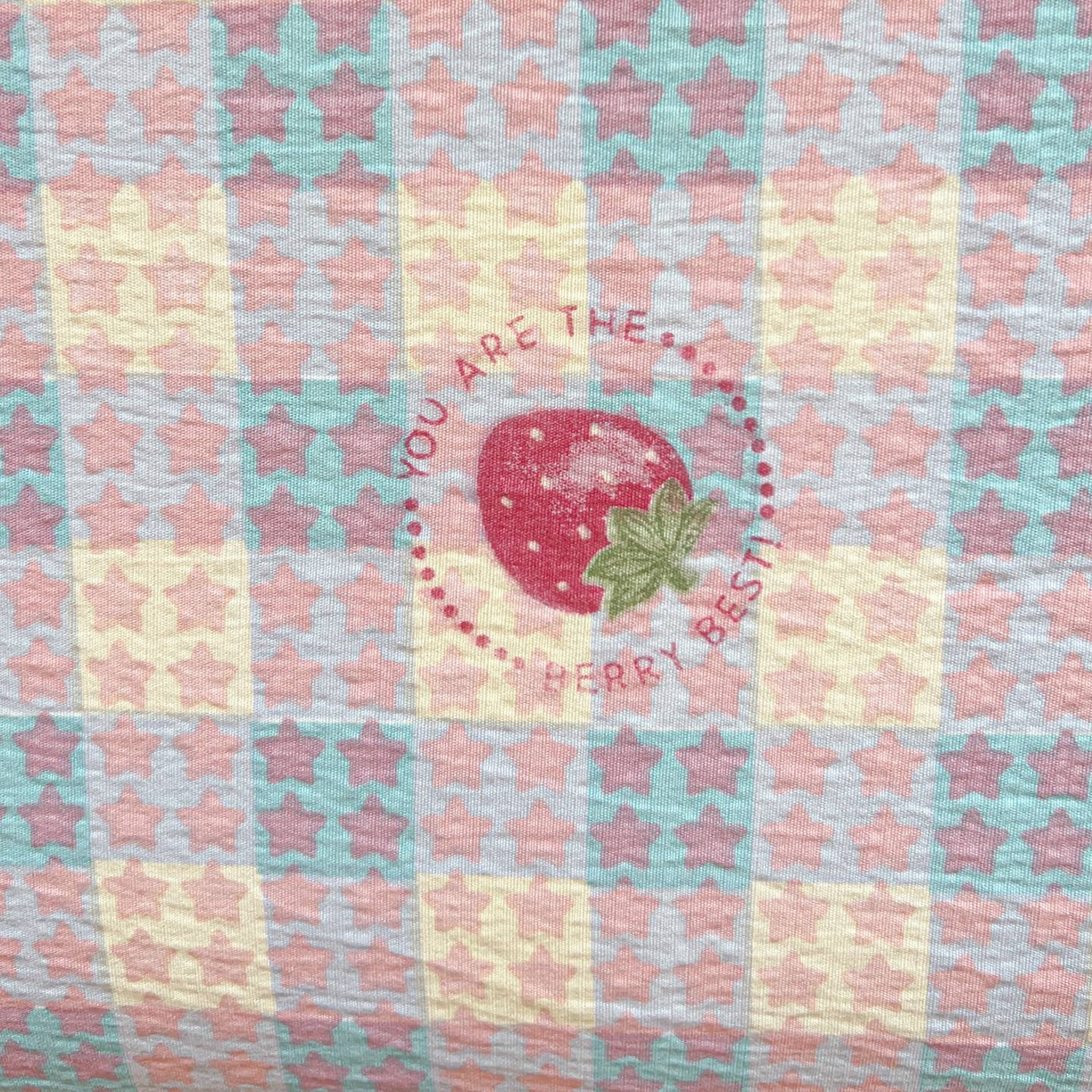 91家纺网 家纺一手货源 找家纺 Mata蔓塔家 2025新款双层纱印花系列单床笠床笠单件 有草莓的地方