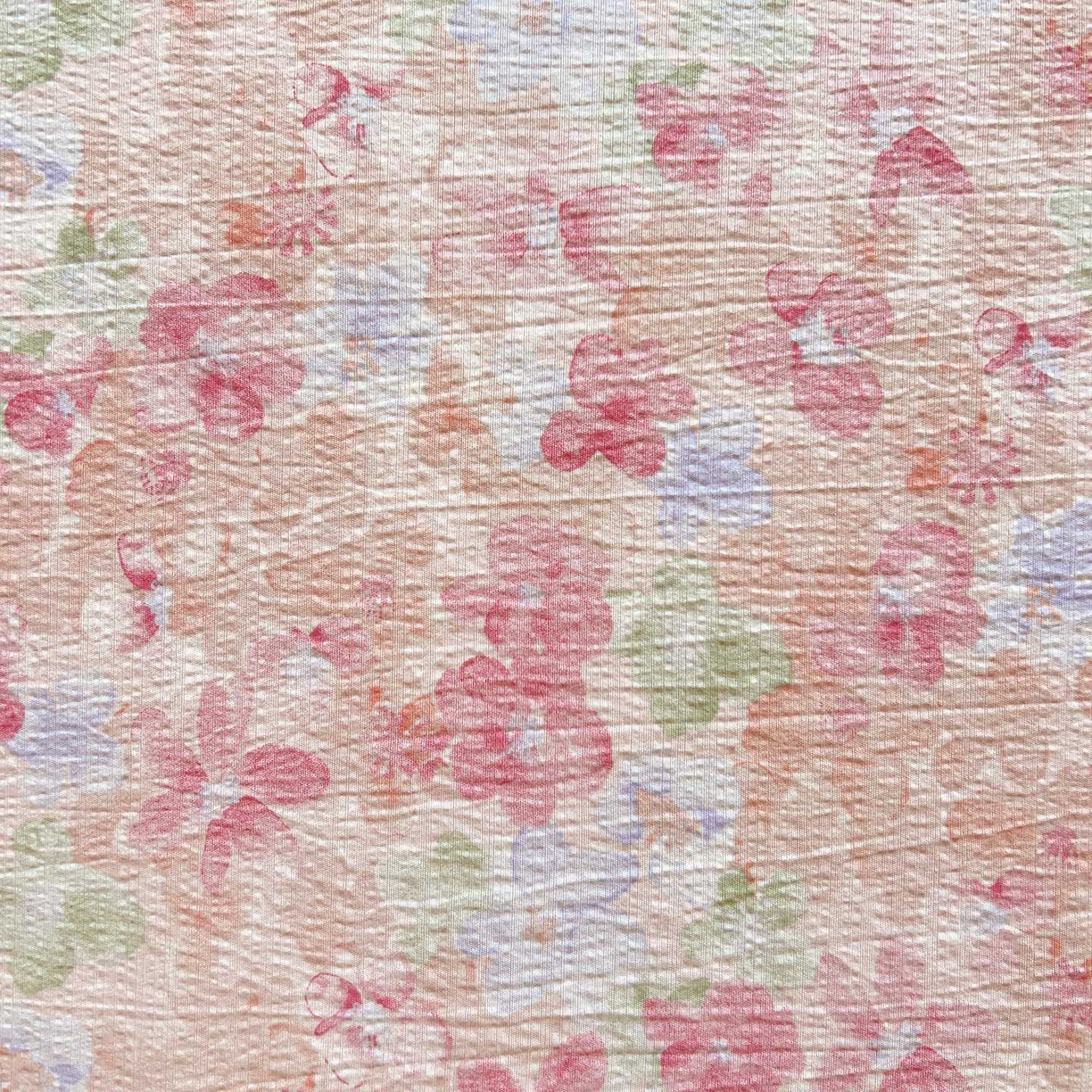 91家纺网 家纺一手货源 找家纺 Mata蔓塔家 2025新款双层纱印花系列单床笠床笠单件 十里桃花