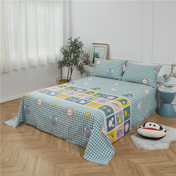 91家纺网 家纺一手货源 找家纺 （总）绒品 2025新款12868纯棉印花单品单床单