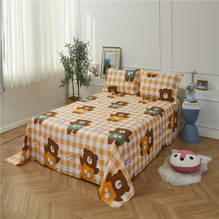 91家纺网 家纺一手货源 找家纺 （总）绒品 2025新款12868纯棉印花单品单床单