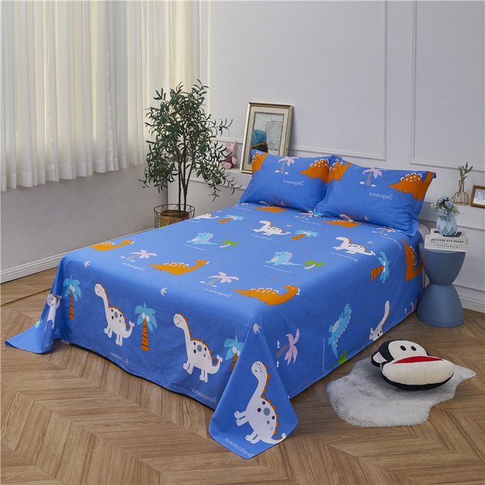 91家纺网 家纺一手货源 找家纺 （总）绒品 2025新款12868纯棉印花单品单床单