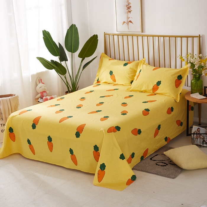 91家纺网 家纺一手货源 找家纺 （总）绒品 2025新款12868纯棉印花单品单床单