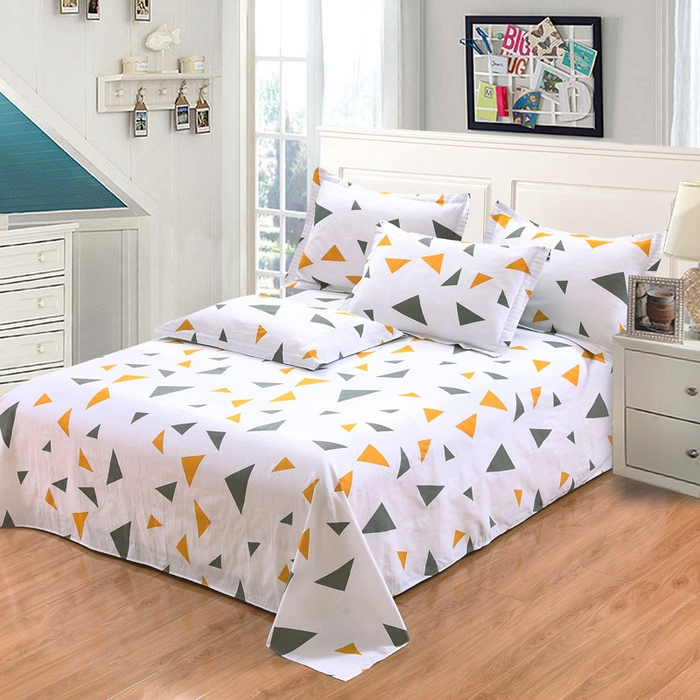 91家纺网 家纺一手货源 找家纺 （总）绒品 2025新款12868纯棉印花单品单床单