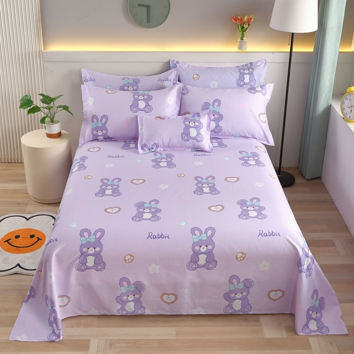 91家纺网 家纺一手货源 找家纺 （总）绒品 2025新款12868纯棉印花单品单床单