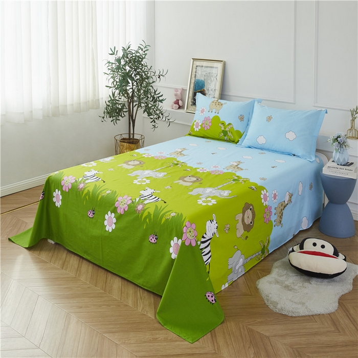 91家纺网 家纺一手货源 找家纺 （总）绒品 2025新款12868纯棉印花单品单床单