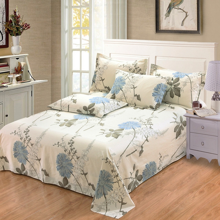 91家纺网 家纺一手货源 找家纺 （总）绒品 2025新款12868纯棉印花单品单床单