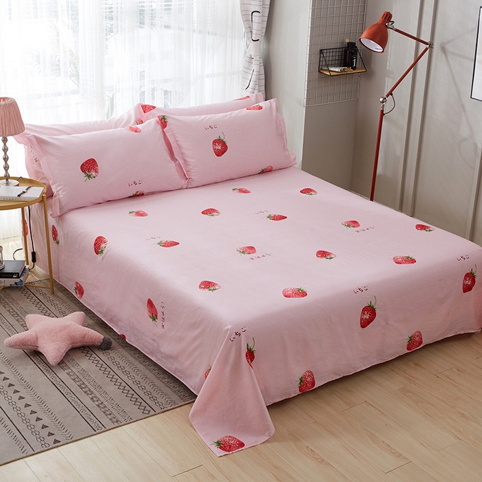 91家纺网 家纺一手货源 找家纺 （总）绒品 2025新款12868纯棉印花单品单床单