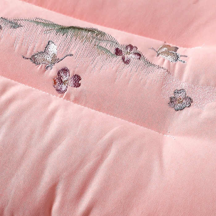 91家纺网 家纺一手货源 找家纺 云熙枕业 2025新款糯糯棉水洗舒缓护颈枕 枕头枕芯 粉色低枕/只 48*74cm