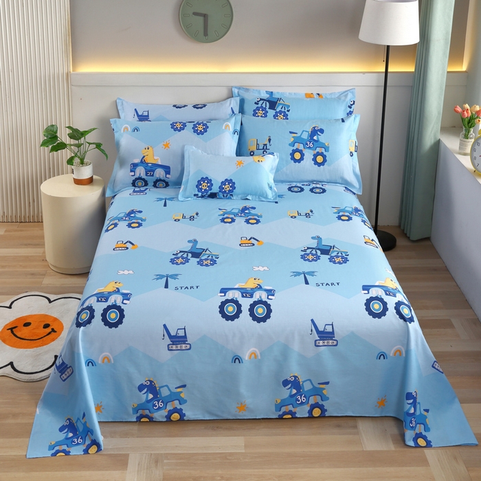 91家纺网 家纺一手货源 找家纺 （总）绒品 2025新款12868纯棉印花单品单床单