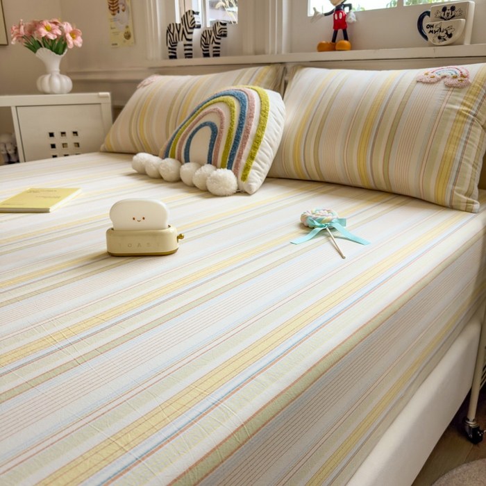 91家纺网 家纺一手货源 找家纺 （总）席世家 2025新款纯棉全棉水洗棉单件床笠单品床笠