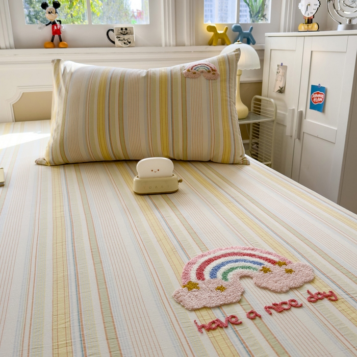 91家纺网 家纺一手货源 找家纺 （总）席世家 2025新款纯棉全棉水洗棉单件床笠单品床笠