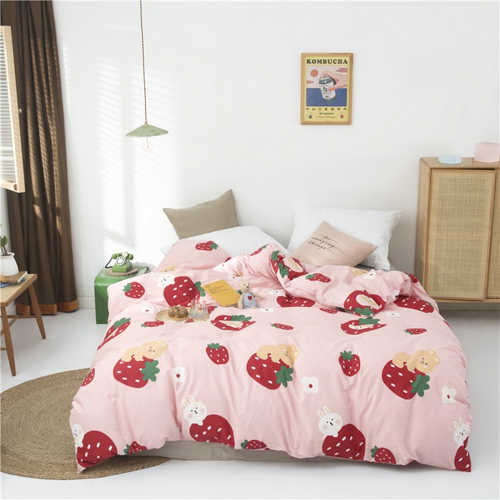 91家纺网 家纺一手货源 找家纺 （总）绒品 2025新款12868纯棉印花单品单被套