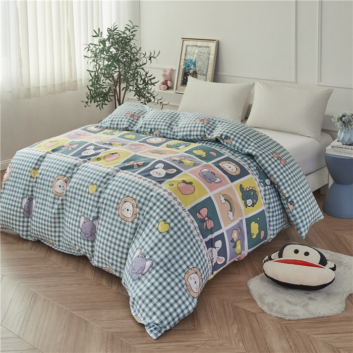 91家纺网 家纺一手货源 找家纺 （总）绒品 2025新款12868纯棉印花单品单被套