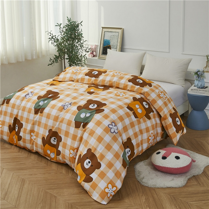 91家纺网 家纺一手货源 找家纺 （总）绒品 2025新款12868纯棉印花单品单被套