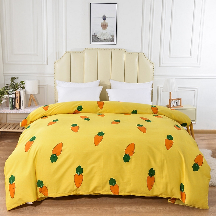 91家纺网 家纺一手货源 找家纺 （总）绒品 2025新款12868纯棉印花单品单被套