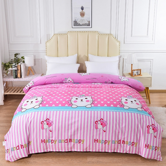 91家纺网 家纺一手货源 找家纺 （总）绒品 2025新款12868纯棉印花单品单被套