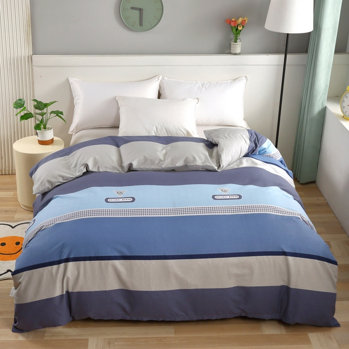 91家纺网 家纺一手货源 找家纺 （总）绒品 2025新款12868纯棉印花单品单被套