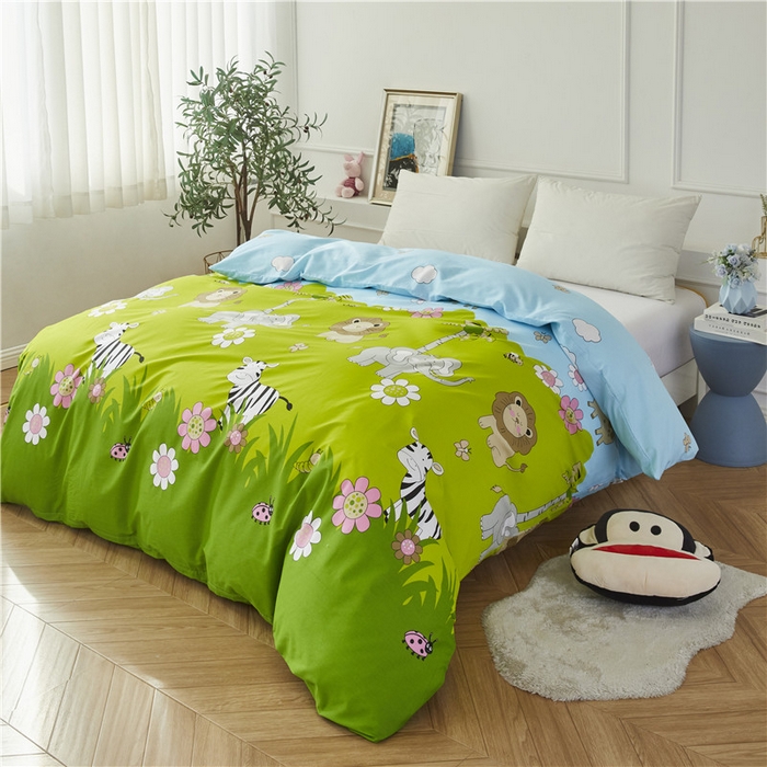 91家纺网 家纺一手货源 找家纺 （总）绒品 2025新款12868纯棉印花单品单被套