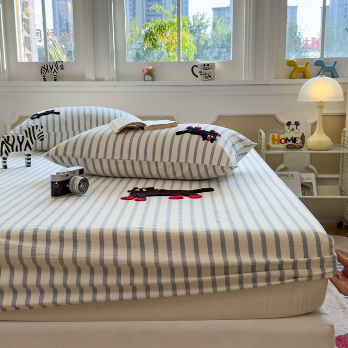 91家纺网 家纺一手货源 找家纺 （总）席世家 2025新款纯棉全棉水洗棉单件床笠单品床笠