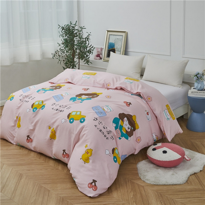 91家纺网 家纺一手货源 找家纺 （总）绒品 2025新款12868纯棉印花单品单被套