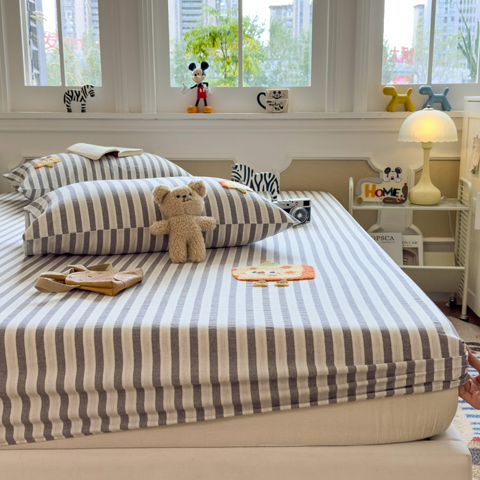 91家纺网 家纺一手货源 找家纺 （总）席世家 2025新款纯棉全棉水洗棉单件床笠单品床笠