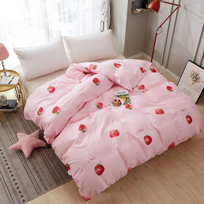 91家纺网 家纺一手货源 找家纺 （总）绒品 2025新款12868纯棉印花单品单被套