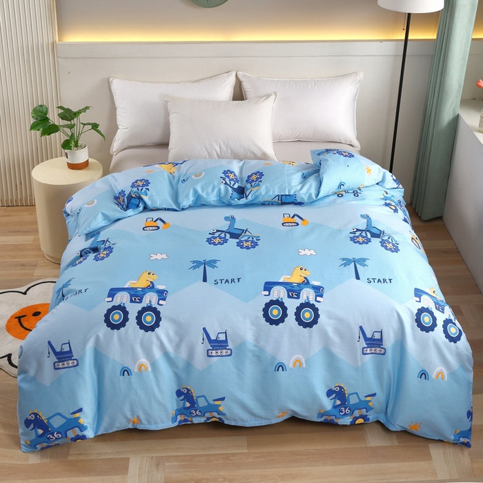 91家纺网 家纺一手货源 找家纺 （总）绒品 2025新款12868纯棉印花单品单被套