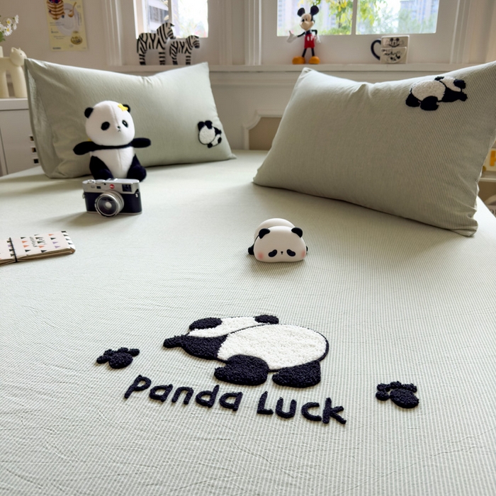 91家纺网 家纺一手货源 找家纺 席世家 2025新款纯棉全棉水洗棉单件床笠单品床笠 水洗棉-盼盼