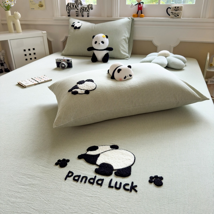 91家纺网 家纺一手货源 找家纺 席世家 2025新款纯棉全棉水洗棉单件床笠单品床笠 水洗棉-盼盼