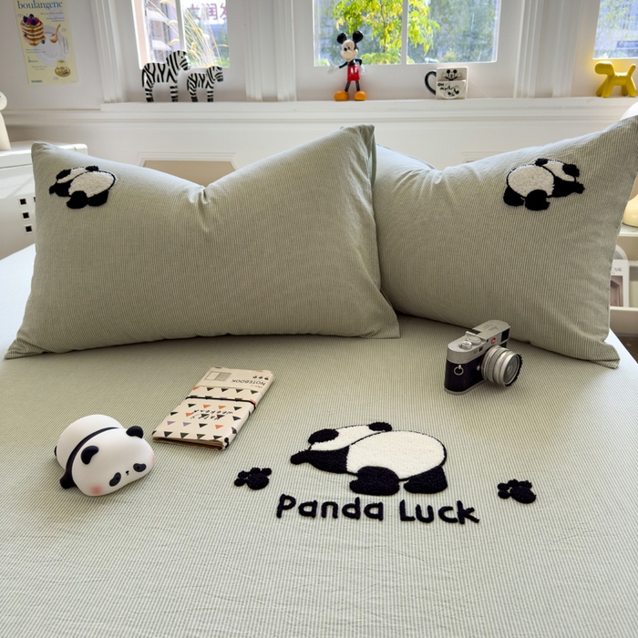 91家纺网 家纺一手货源 找家纺 席世家 2025新款纯棉全棉水洗棉单件床笠单品床笠 水洗棉-盼盼