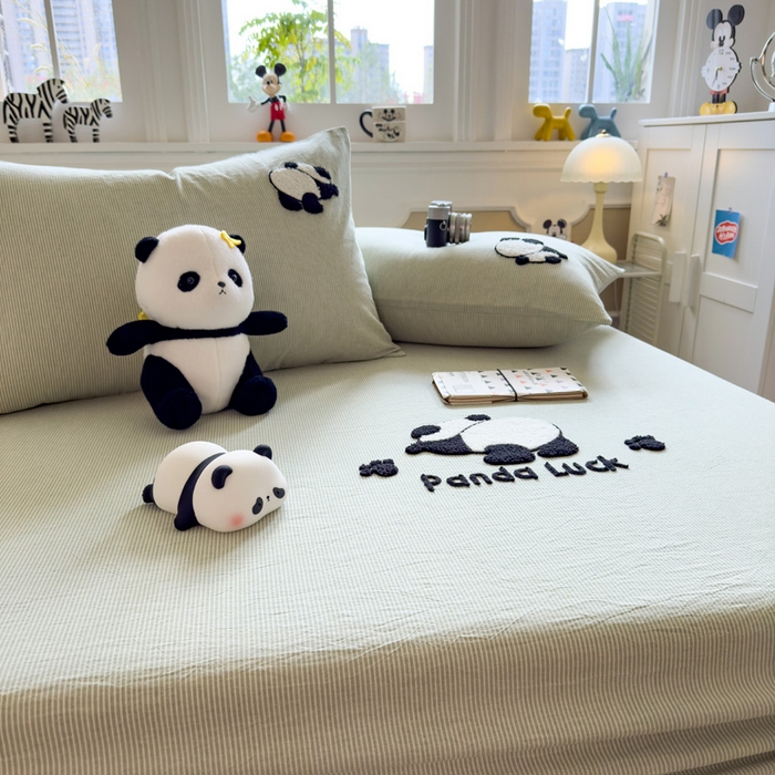 91家纺网 家纺一手货源 找家纺 席世家 2025新款纯棉全棉水洗棉单件床笠单品床笠 水洗棉-盼盼