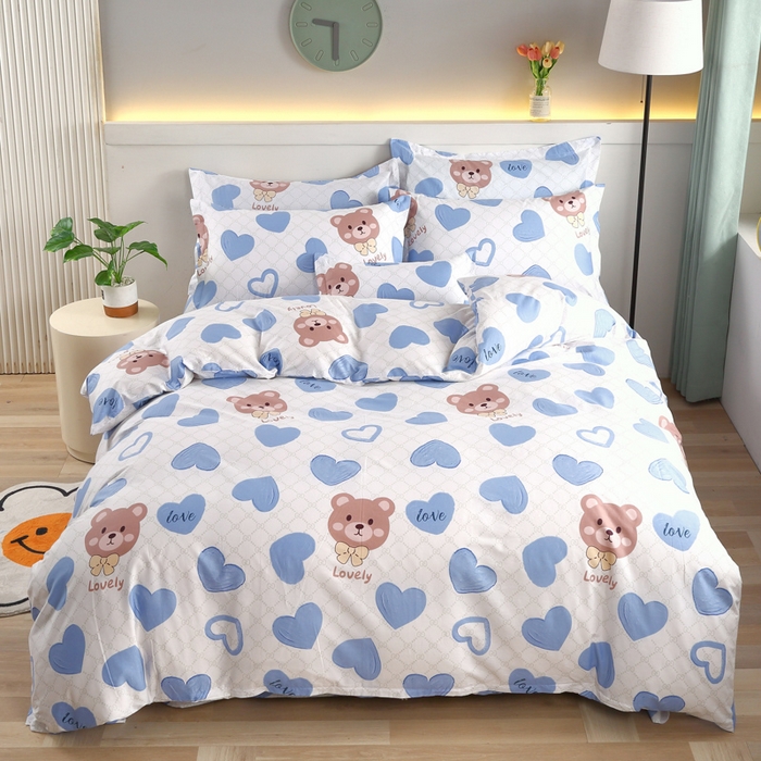 91家纺网 家纺一手货源 找家纺 （总）绒品  2025新款12868纯棉印花四件套