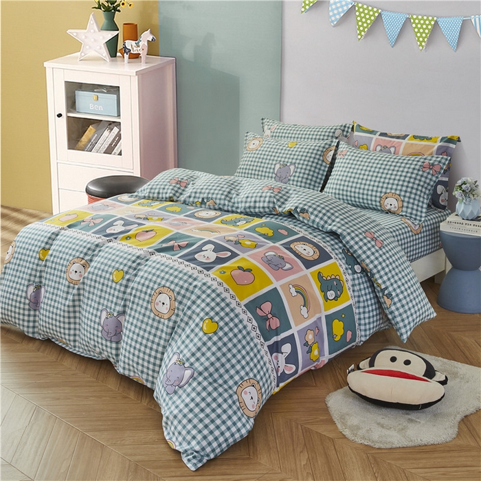 91家纺网 家纺一手货源 找家纺 （总）绒品  2025新款12868纯棉印花四件套