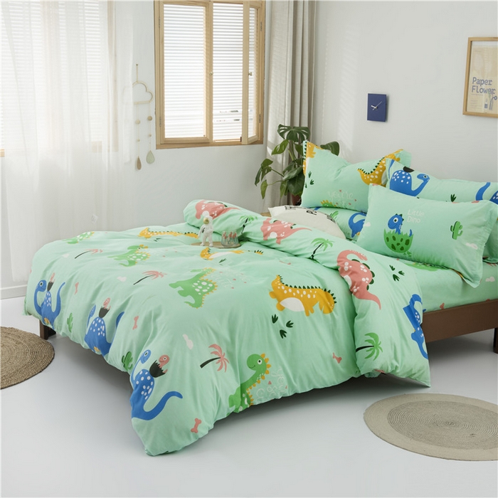 91家纺网 家纺一手货源 找家纺 （总）绒品  2025新款12868纯棉印花四件套