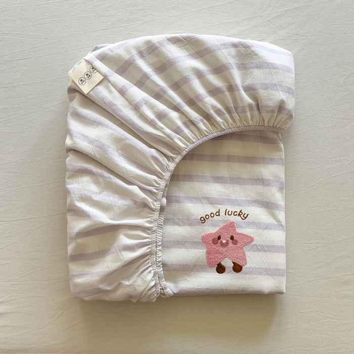 91家纺网 家纺一手货源 找家纺 席世家 2025新款纯棉全棉水洗棉单件床笠单品床笠 水洗棉-星愿