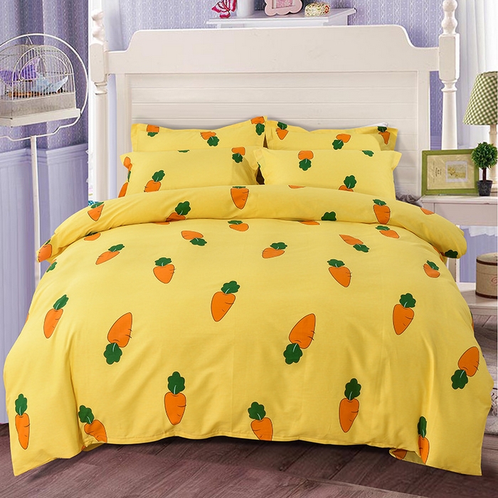 91家纺网 家纺一手货源 找家纺 （总）绒品  2025新款12868纯棉印花四件套