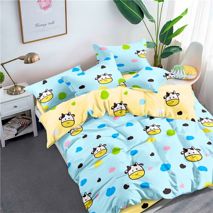 91家纺网 家纺一手货源 找家纺 （总）绒品  2025新款12868纯棉印花四件套