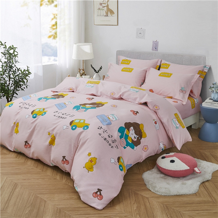 91家纺网 家纺一手货源 找家纺 （总）绒品  2025新款12868纯棉印花四件套