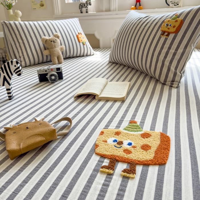 91家纺网 家纺一手货源 找家纺 席世家 2025新款纯棉全棉水洗棉单件床笠单品床笠 水洗棉-芝士