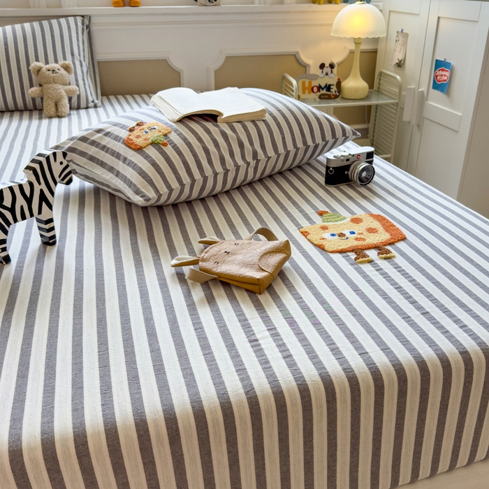 91家纺网 家纺一手货源 找家纺 席世家 2025新款纯棉全棉水洗棉单件床笠单品床笠 水洗棉-芝士